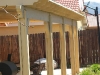 wood patio cover