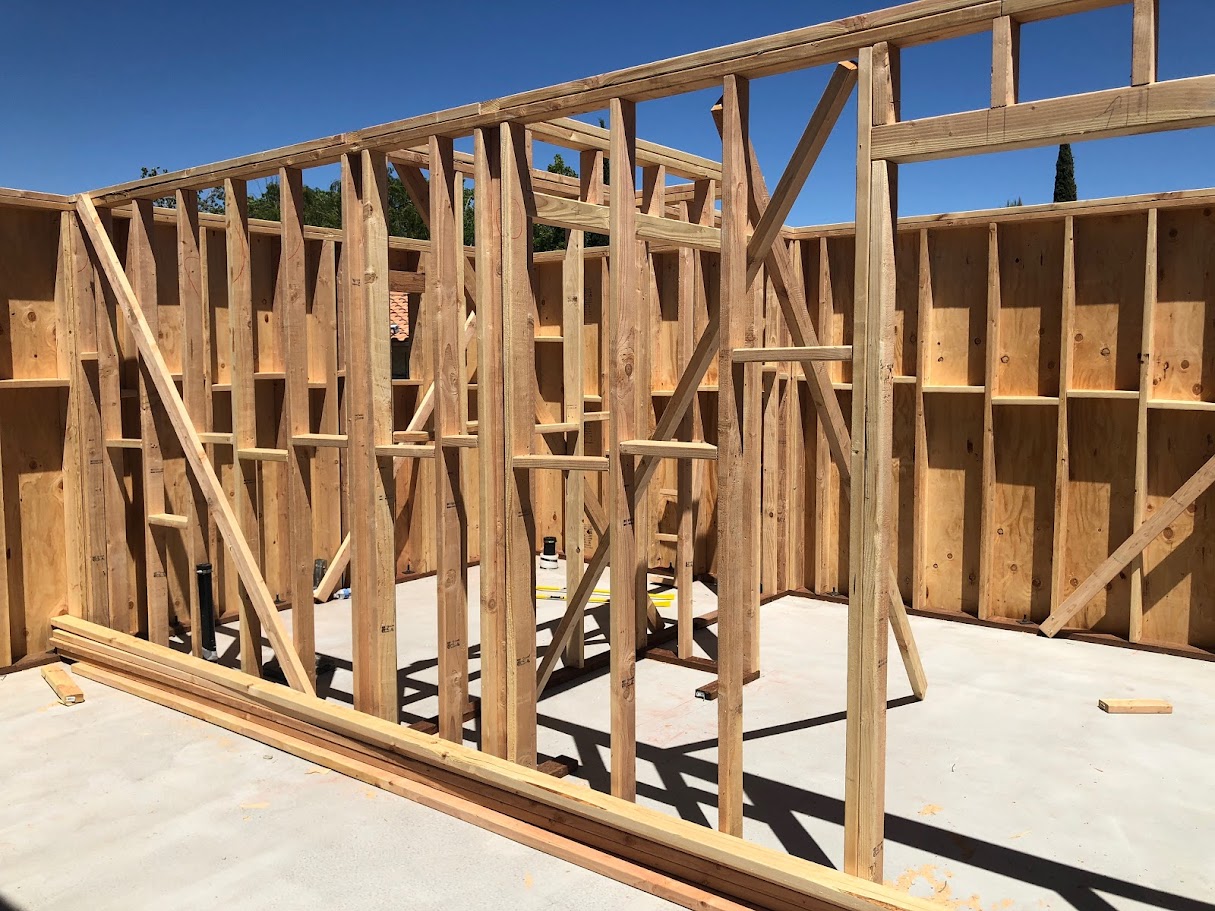 Spargo Construction team building an ADU in Antelope Valley