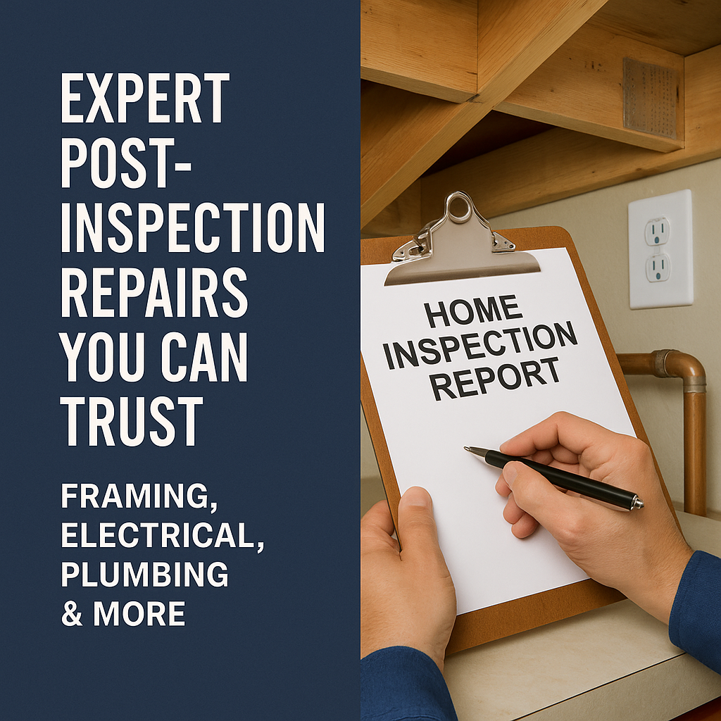 inspection report repairs in Antelope and Santa CLarita